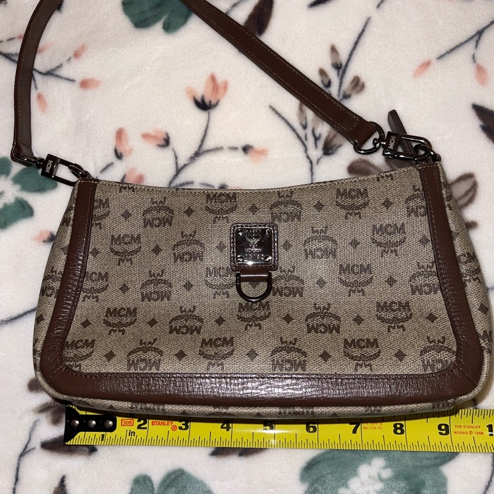 Authentic Mcm Small Should Bag - image 3